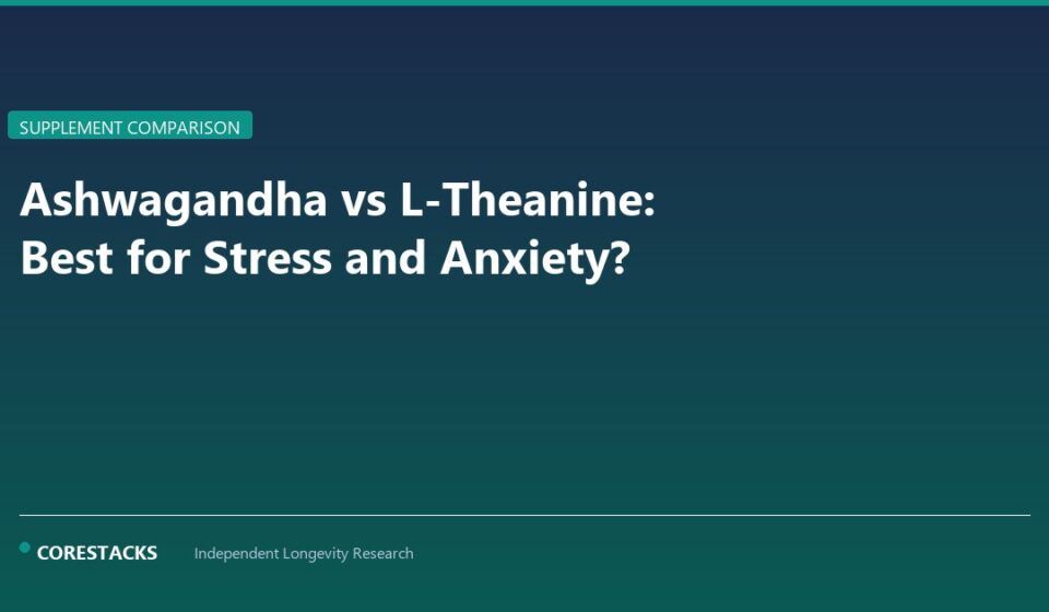 Ashwagandha vs L-Theanine: Best for Stress and Anxiety? - CoreStacks featured image
