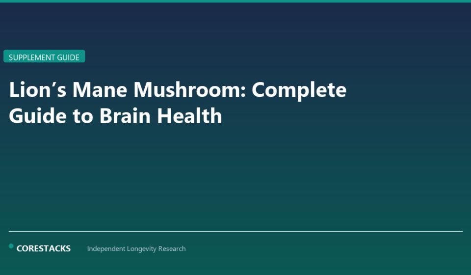 Lion’s Mane Mushroom: Complete Guide to Brain Health - CoreStacks featured image