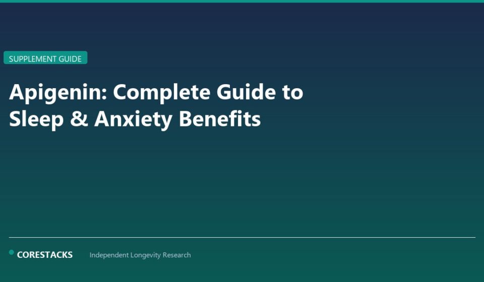 Apigenin: Complete Guide to Sleep & Anxiety Benefits - CoreStacks featured image