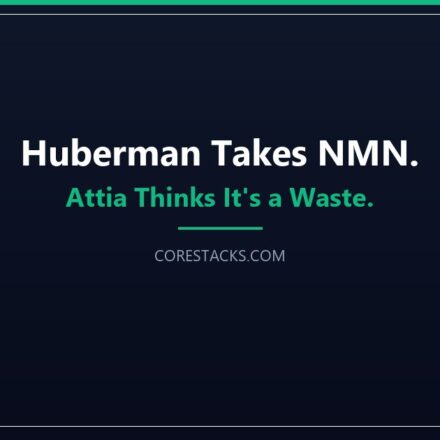 NMN supplement capsules with longevity research debate concept