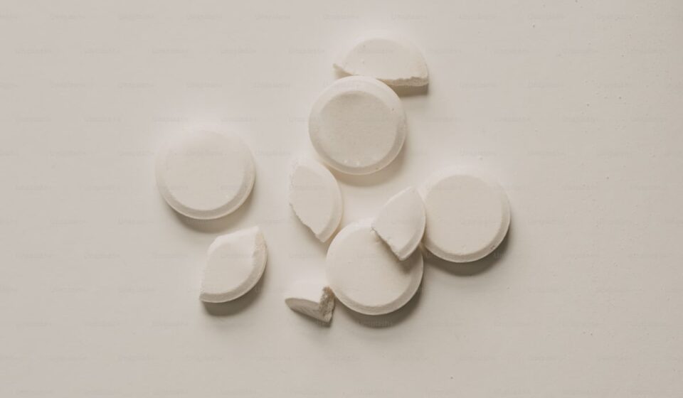 Magnesium supplement taken before bedtime for sleep