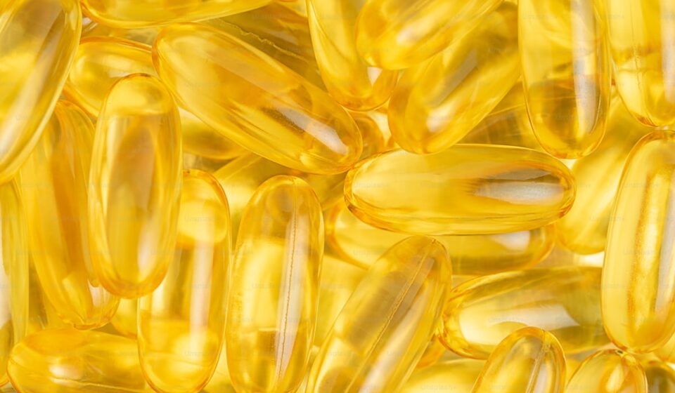 High-concentration fish oil EPA DHA omega-3 capsules for cardiovascular health