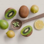 Supplement capsules and vitamins arranged for a daily longevity stack